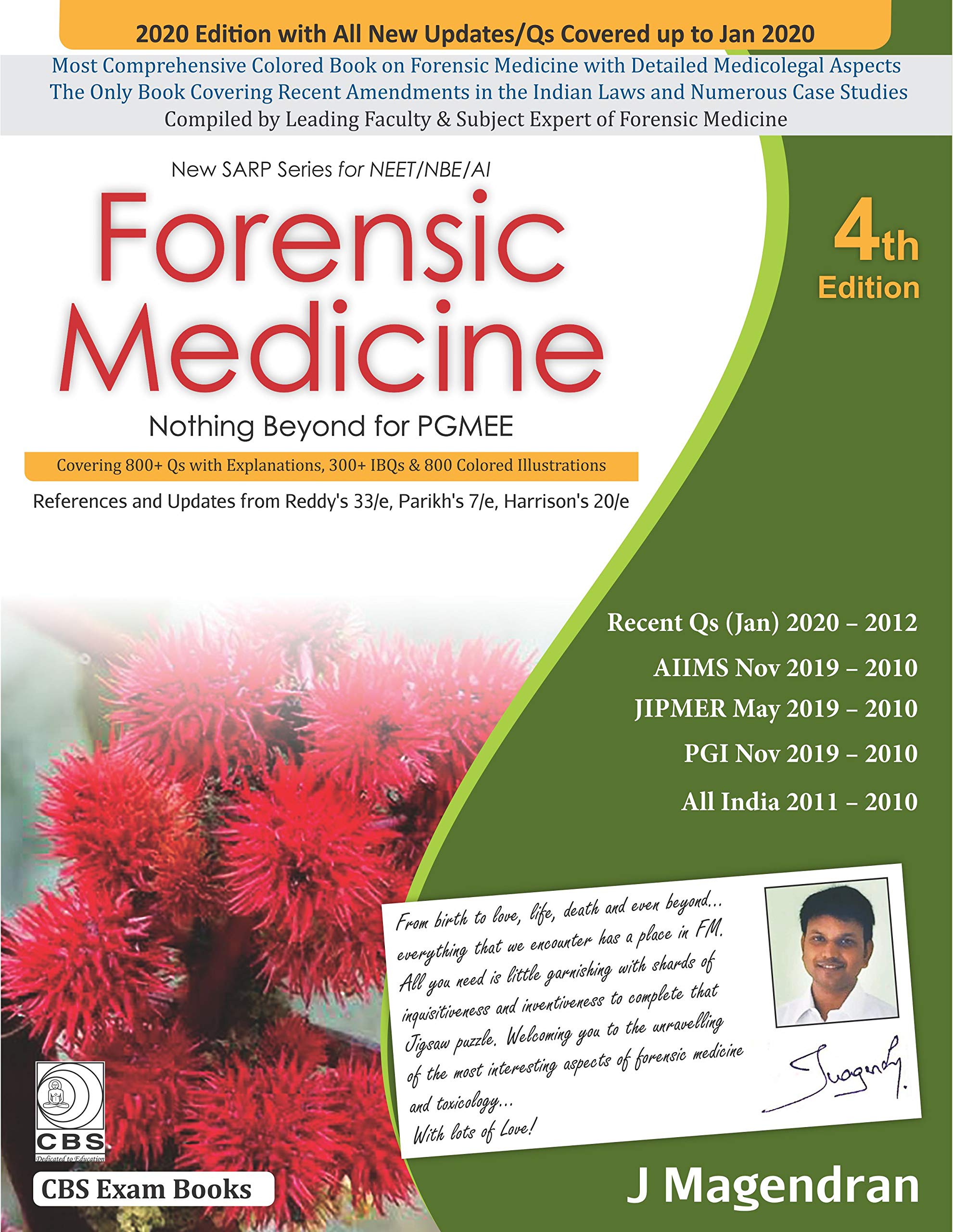 new-sarp-series-for-neet-nbe-ai-forensic-medicine-nothing-beyond-for-pgmee-4ed-pb-2020