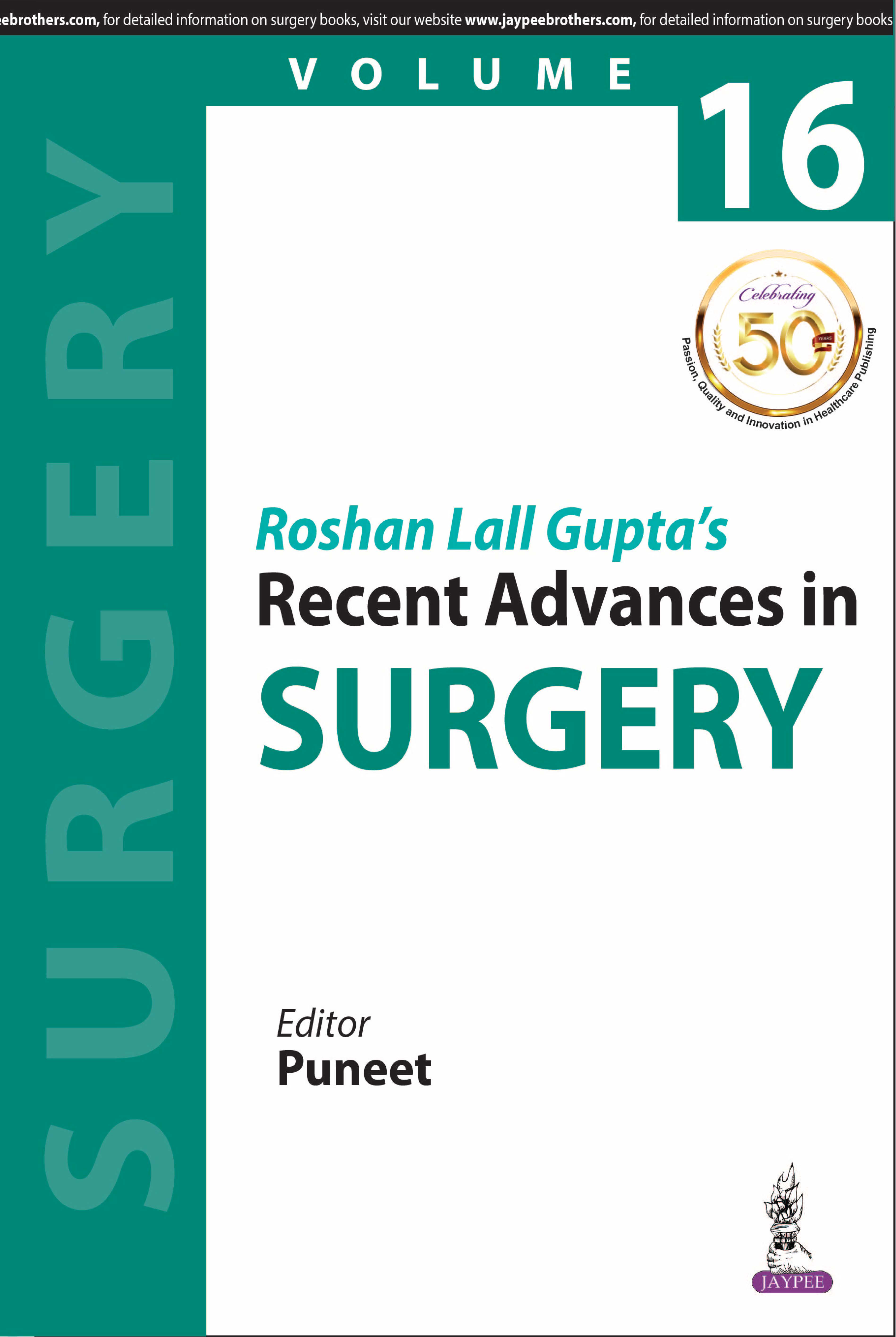 roshan-lall-guptas-recent-advances-in-surgery-vol16