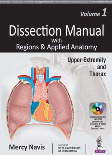 dissection-manual-with-regions-applied-anatomy-upper-extremity-and-thorax-vol1-with-dvd-rom